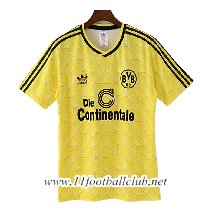 Maillot de Foot Dortmund BVB Retro Domicile 1988/1989