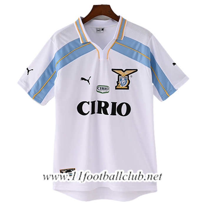Maillot de Foot SS Lazio Retro 100th Anniversary Edition Blanc