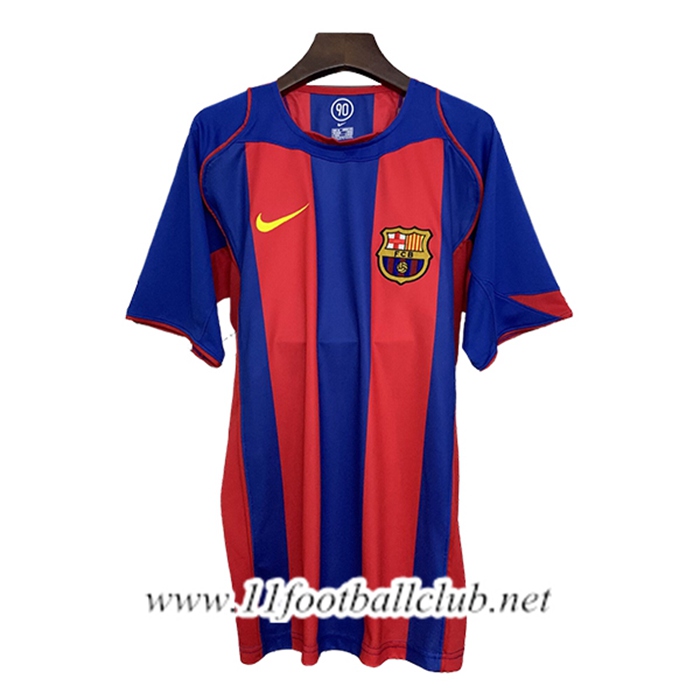 Maillot de Foot FC Barcelone Retro Domicile 2004/2005
