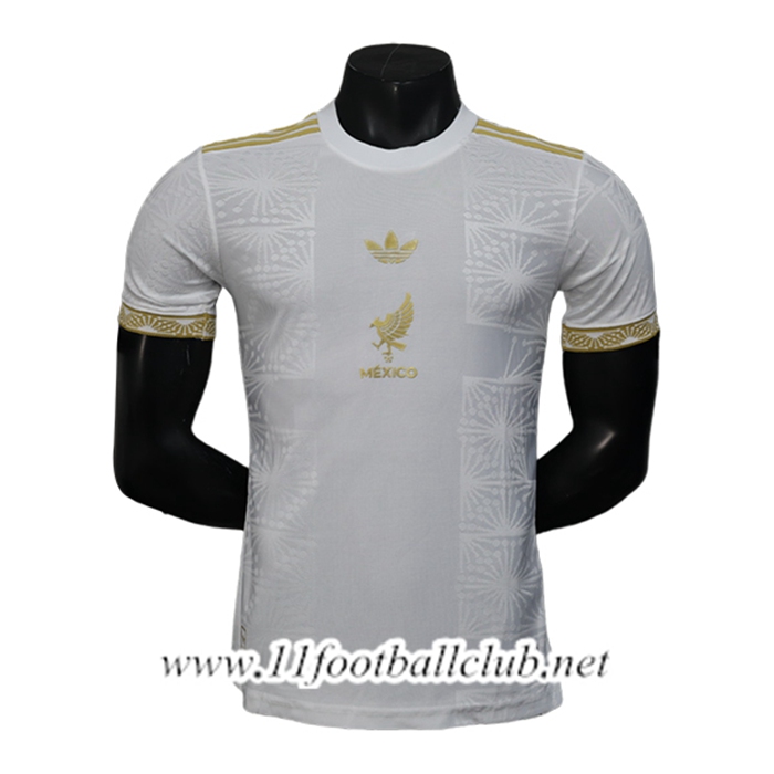 Maillot Equipe Foot Mexique Gold Cup Edition Blanc 2025/2026