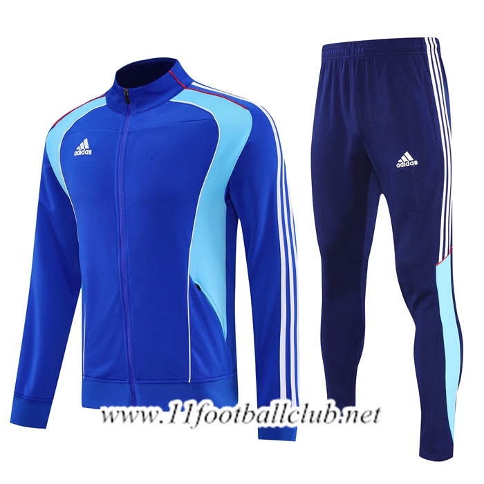 Ensemble Survetement de Foot Veste Adidas Bleu 2025/2026