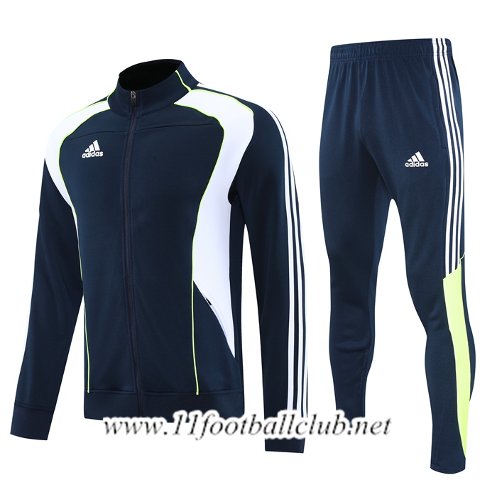 Ensemble Survetement de Foot Veste Adidas Bleu Foncé 2025/2026