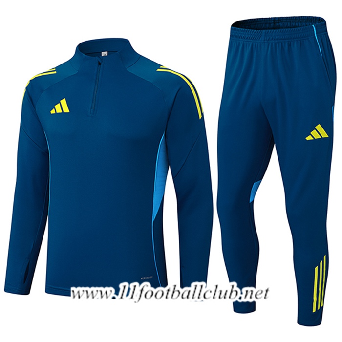 Ensemble Survetement de Foot Adidas Bleu Foncé 2025/2026