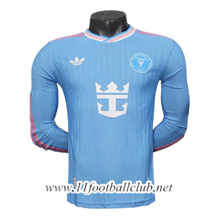 Nouveau Maillot de Foot Inter Miami CF Manches Longues Third 2025/2026