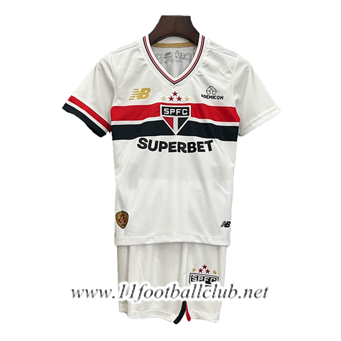 Maillot de Foot Sao Paulo FC Enfant Domicile 2025/2026