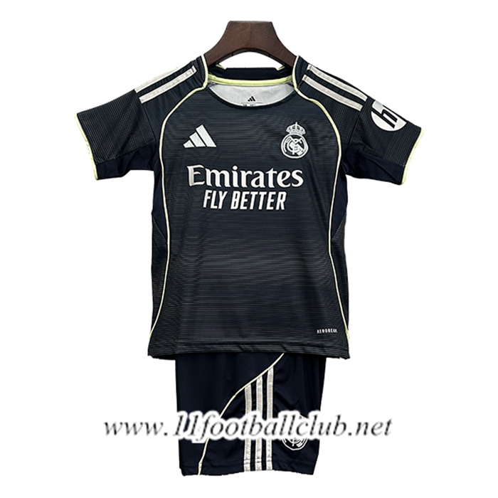 Maillot de Foot Real Madrid Enfant Exterieur 2025/2026