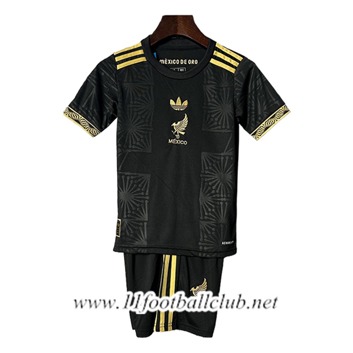 Maillot de Foot Mexique Enfant Noir 2025/2026