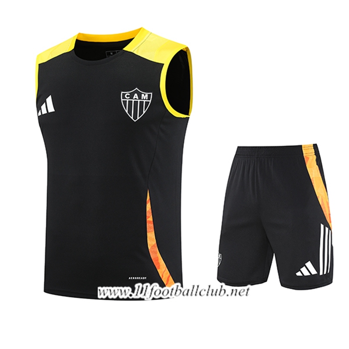 Ensemble Training Debardeur Atletico Mineiro Noir/Jaune/Orange 2025/2026