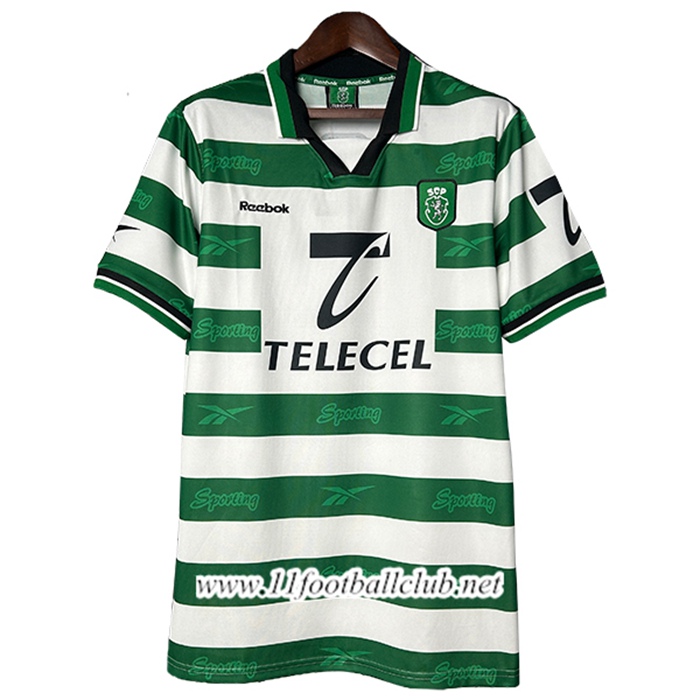 Maillot de Foot Sporting Lisbon Retro Domicile 1999/2000