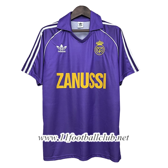 Maillot de Foot Real Madrid Retro Exterieur 1984/1985