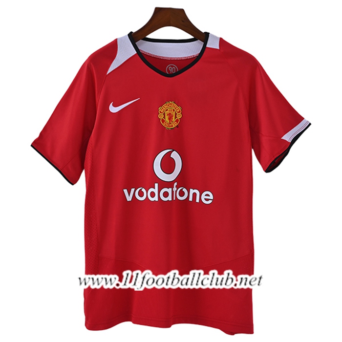 Maillot de Foot Manchester United Retro Domicile 2004/2005
