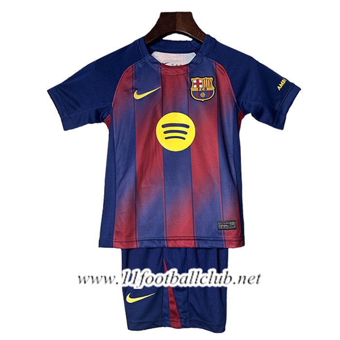 Maillot de Foot Barcelone Enfant Domicile 2025/2026