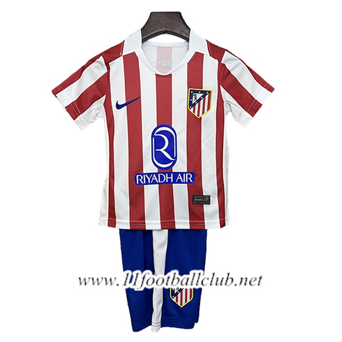 Maillot de Foot Atletico Madrid Enfant Domicile 2025/2026