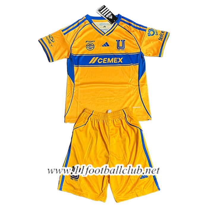 Nouveau Maillot de Foot Tigres UANL Enfant Domicile 2025/2026
