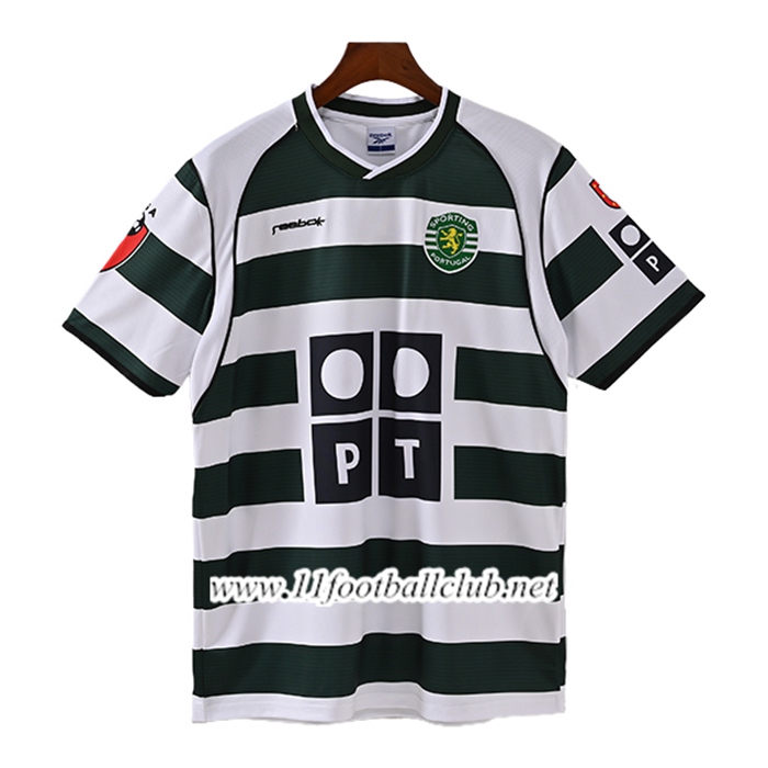 Maillot de Foot Sporting CP Retro Domicile 2001/2003
