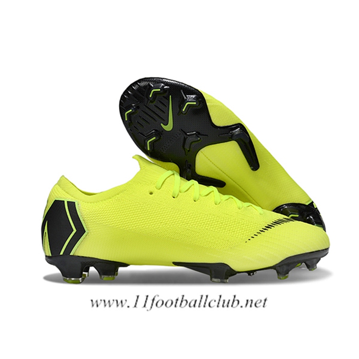 Nike Chaussures de Foot Mercurial Vapor XII Elite FG Jaune/Noir