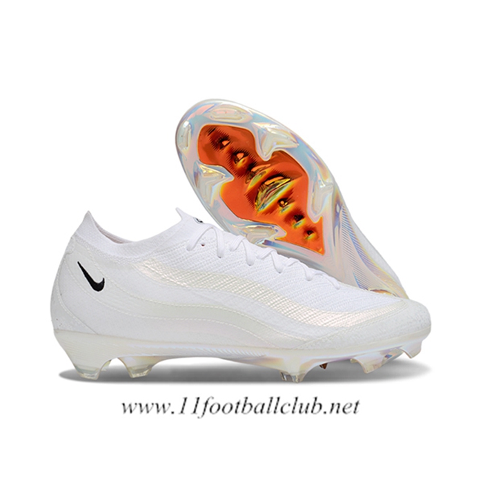 Nike Chaussures de Foot AIR Zoom Mercurial Vapor 16 Elite AIR MAX 95 XXV FG Blanc