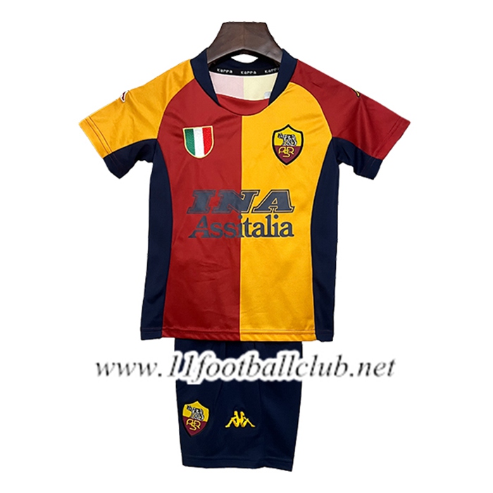 Maillot de Foot AS Rome Retro Enfant Domicile 2001/2002
