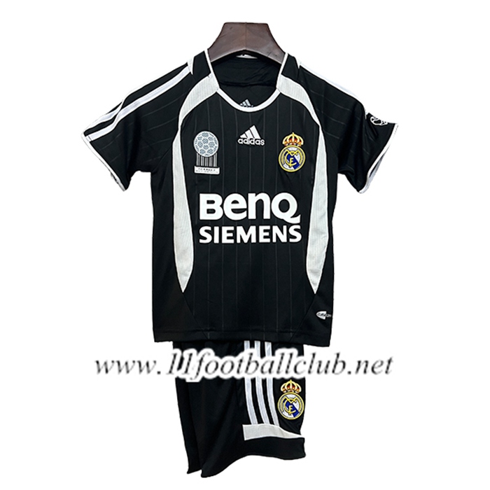 Maillot de Foot Real Madrid Retro Enfant Exterieur 2006/2007