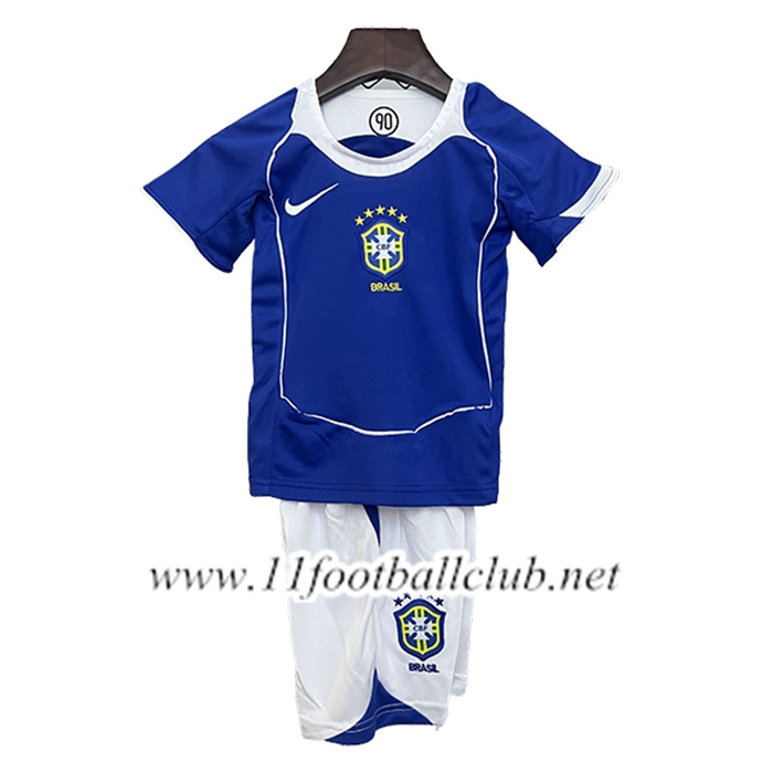 Maillot de Foot Bresil Retro Enfant Exterieur 2004