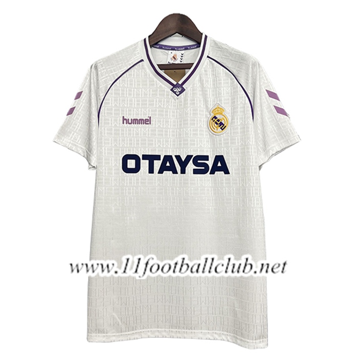 Maillot de Foot Real Madrid Retro Domicile 1990/1992