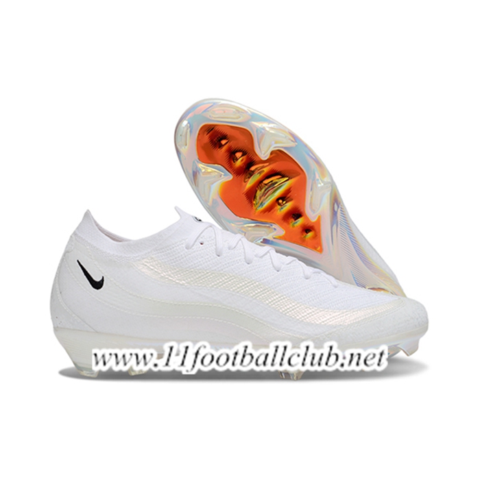 Nike Chaussures de Foot AIR Zoom Mercurial Vapor 16 Elite AIR MAX 95 XXV FG Blanc -02