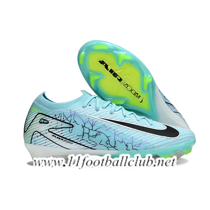 Nike Chaussures de Foot AIR Zoom Mercurial Vapor 16 Elite XXV FG Bleu/Noir