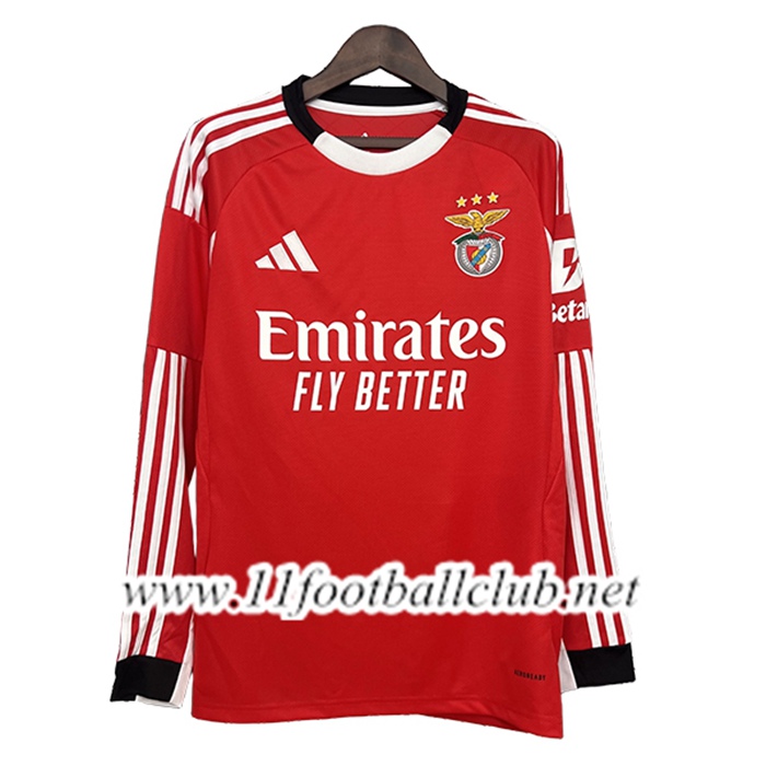 Nouveau Maillot de Foot Benfica Domicile Manches Longues 2025/2026
