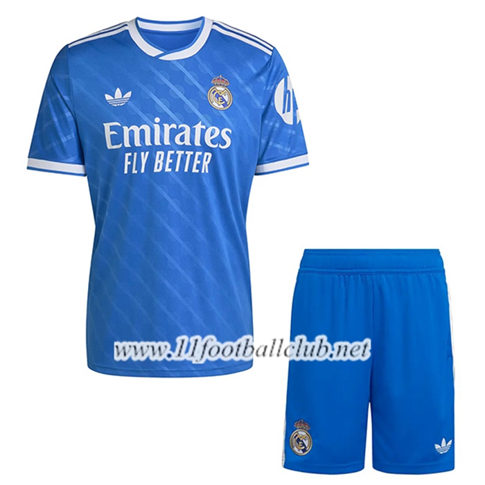 Nouveau Maillot de Foot Real Madrid Enfant Third 2025/2026