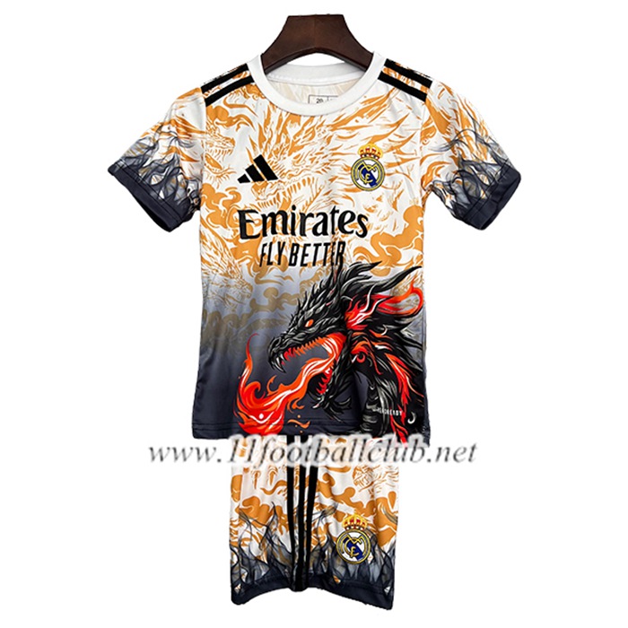 Maillot de Foot Real Madrid Enfant Special Edition Orange 2025/2026