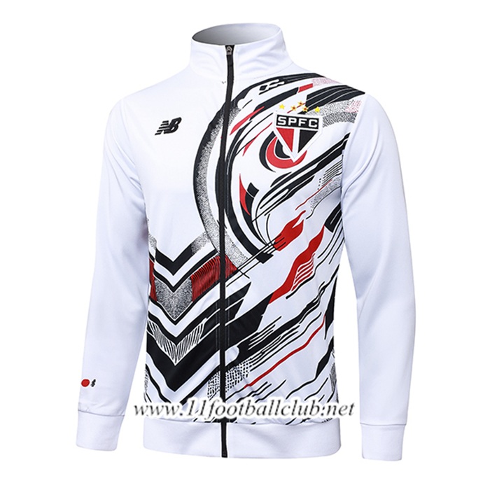 Veste Foot Sao Paulo FC Blanc/Noir/Rouge 2025/2026