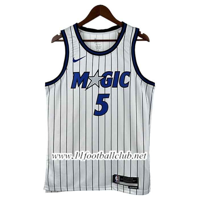 Maillot Orlando Magic (BANCHERO #5) 2025/26 Blanc/Bleu/Noir