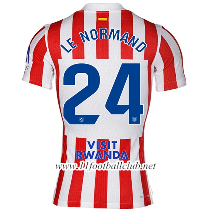 Maillot de Foot Atletico Madrid (LE NORMAND #24) 2025/2026 Domicile