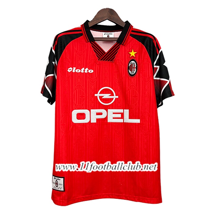 Maillot de Foot Milan AC Retro Special Edition Rouge 1997/1998