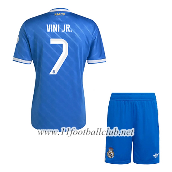 Maillot de Foot Real Madrid (VINI JR. #7) Enfant Third 2025/2026