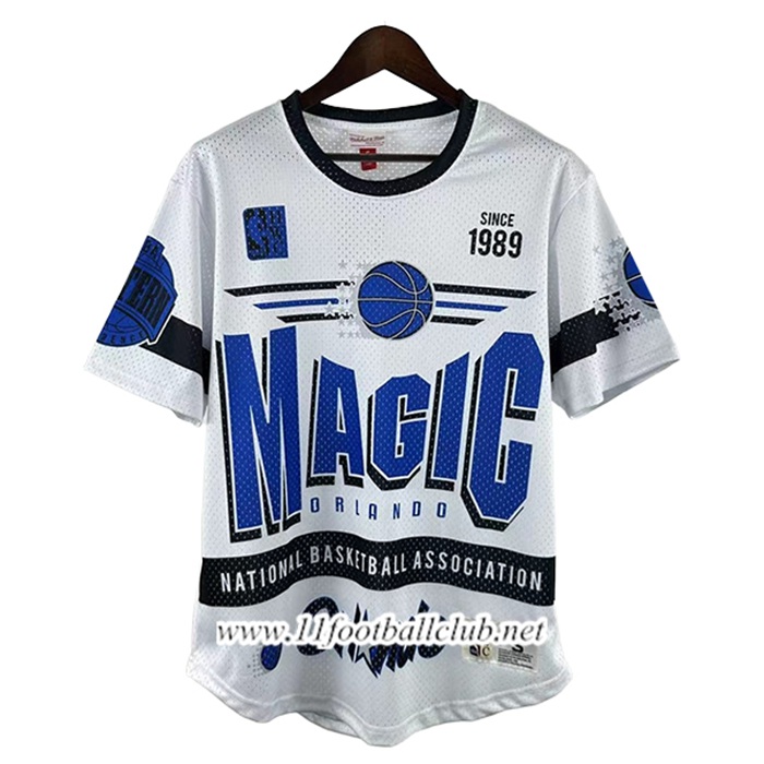 Maillot Orlando Magic Retro 2025/26 Blanc/Bleu/Noir