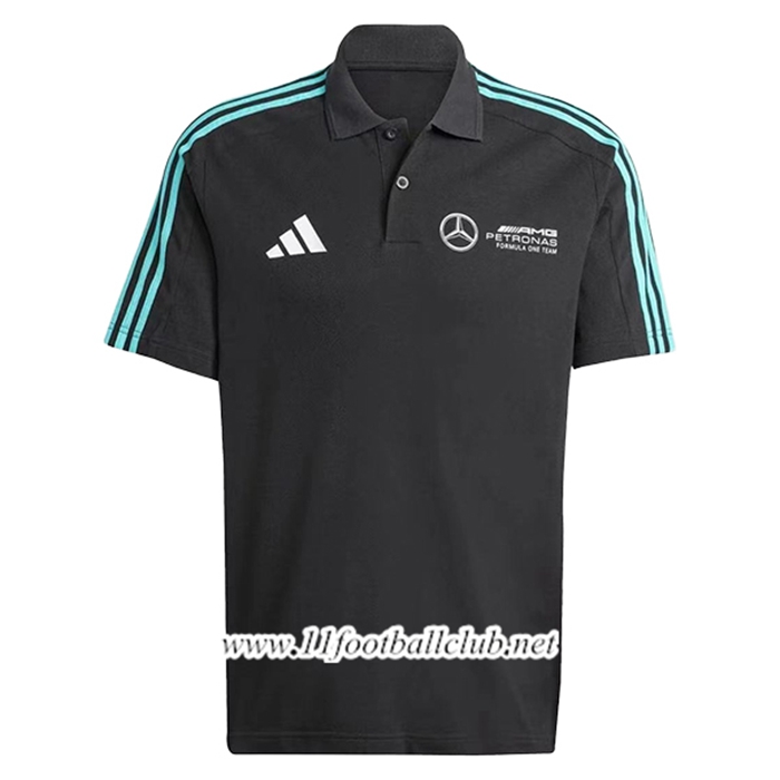 Polo F1 Mercedes Benz Team Noir/Vert 2025