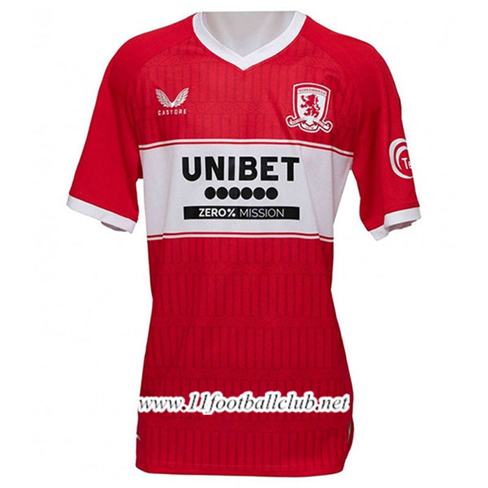 Nouveau Maillot de Foot Middlesbrough Domicile 2025/2026