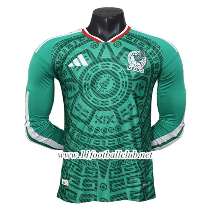Maillot Equipe Foot Mexique Domicile Manches Longues 2025/2026