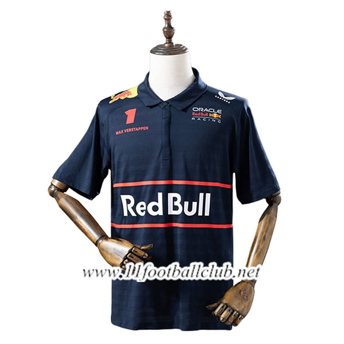 Polo F1 Scuderia Ferrari Team Bleu Foncé 2025