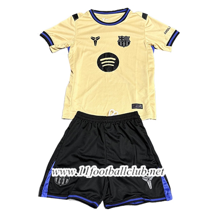 Maillot de Foot Barcelone Enfant Exterieur 2025/2026