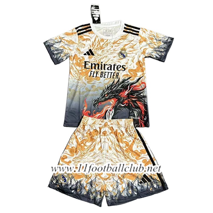 Maillot de Foot Real Madrid Enfant Special Edition Orange 2025/2026