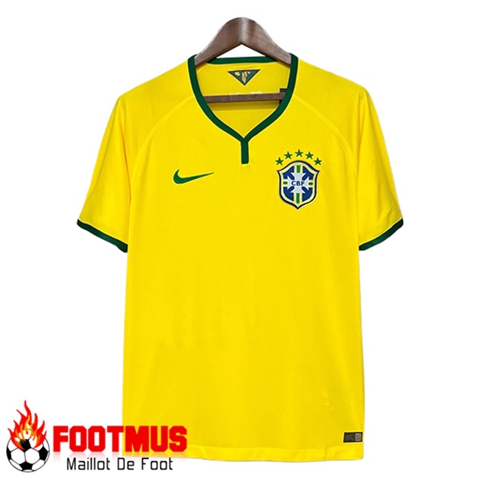 Maillot de Foot Bresil Retro Domicile 2014