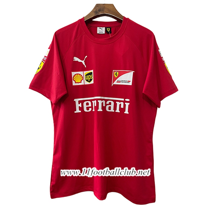 T-Shirt F1 Scuderia Ferrari Team Rouge 2025 -02