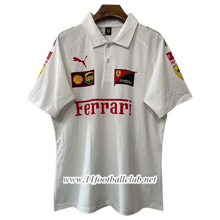 Polo F1 Scuderia Ferrari Team Blanc 2025