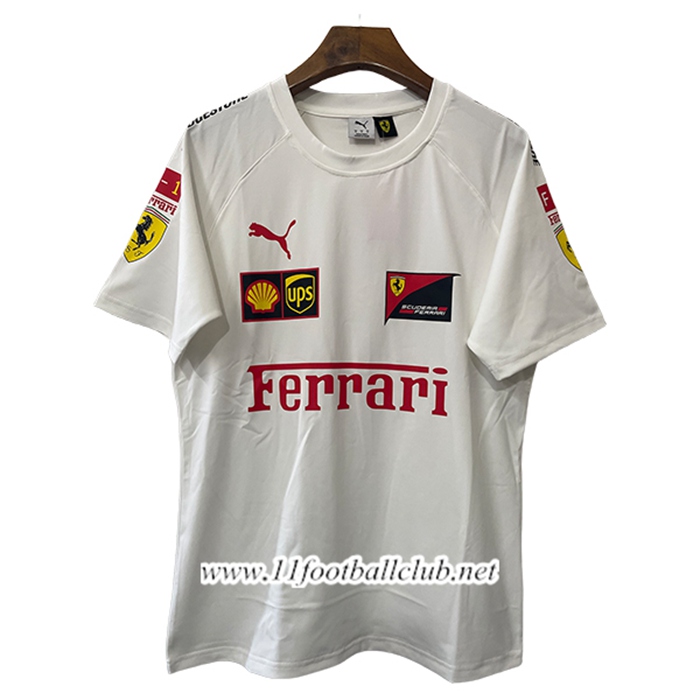 T-Shirt F1 Scuderia Ferrari Team Blanc 2025 -02
