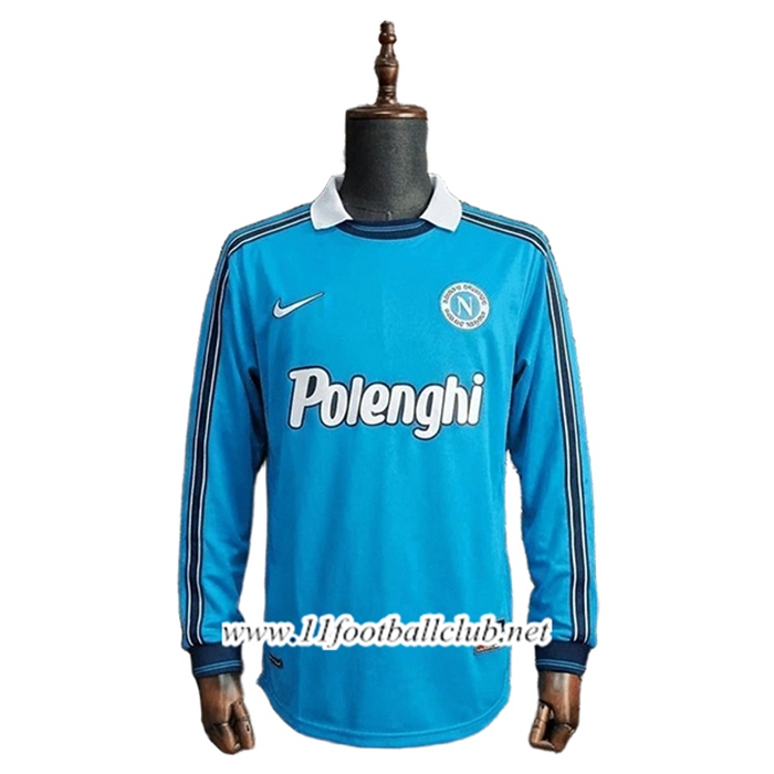 Maillot de Foot SSC Naples Retro Domicile Manches Longues 1998/1999