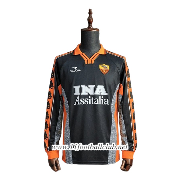 Maillot de Foot AS Rome Retro Enfant Third Manches Longues 1999/2000