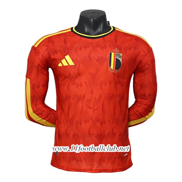 Maillot Equipe Foot Belgique Domicile Manches Longues 2026/2027