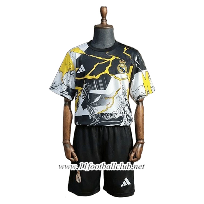 Maillot de Foot Real Madrid Enfant Special Edition Noir/Blanc 2025/2026